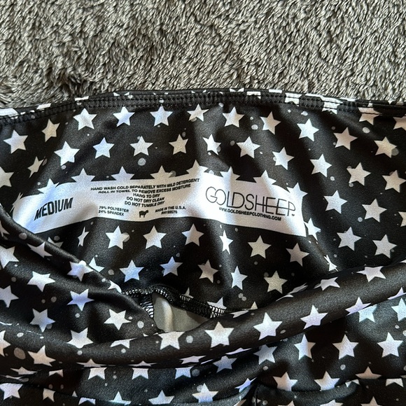 Never worn gold sheep size m leggings - Picture 3 of 4